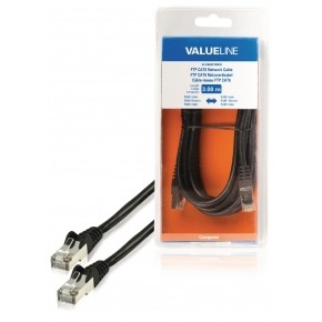 Cable de red FTP CAT6, RJ45 macho – RJ45 macho, 3,00 m, negro