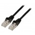 Cable De Red Ftp Cat6, Rj45 Macho – Rj45 Macho, 2,00 M, Negro