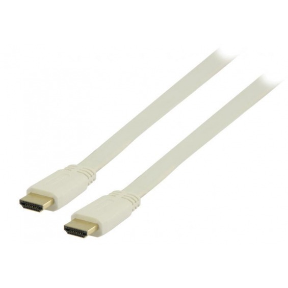 Cable plano HDMI de alta velocidad con conector HDMI Ethernet conector HDMI de 2.00 m en color bla