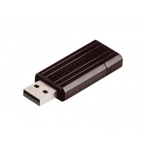 Unidad PinStripe USB de 64 GB* - Negra