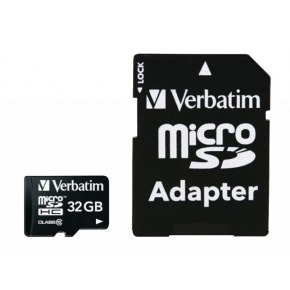 Micro SDHC 32 GB* - Clase 10 con adaptador