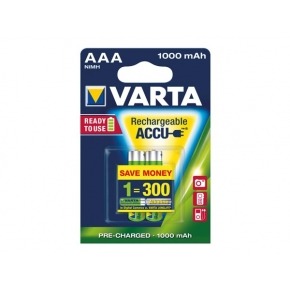 NiMH HR03 MICRO VARTA 56763.101.402 1,2 V 1000 mAh (2 uds./blister)