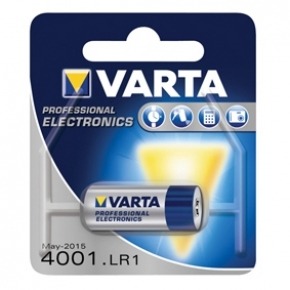 Pilas alcalinas LR1 115 V en blíster de 10 pc