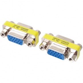 Cambiador de genero VGA Hembra a VGA Hembra.