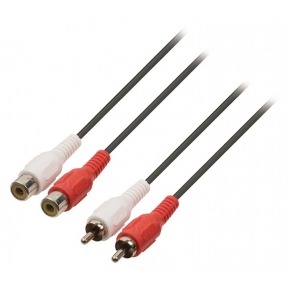 Alargo Rca audio 2xRCA M/H 10mt.