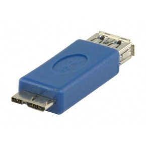Adaptador USB 3.0 a 2.0 (MicroUSB B Macho a A Hembra)