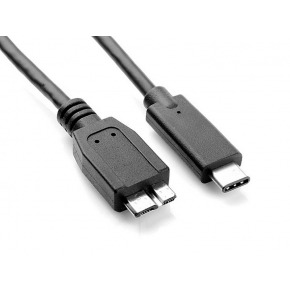 Cable USB-C 3.1 macho a micro-USB 3.0 macho de 1m.