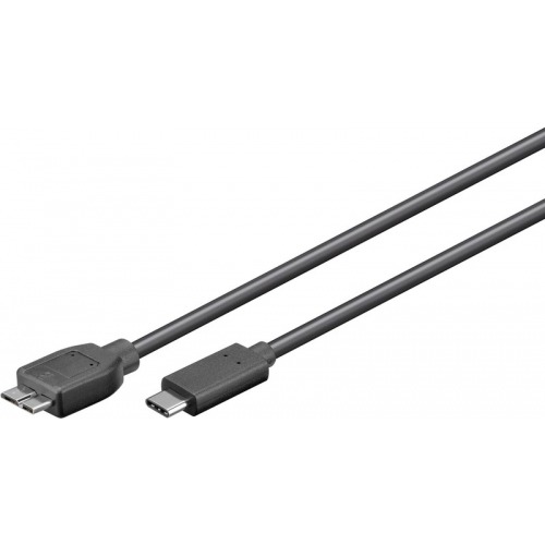 Cable micro USB 3.0 SuperSpeed a USB C 1m