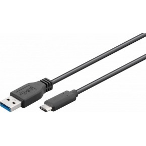 Cable USB-C 3.1 macho a USB-A 3.0 macho de 50cm.