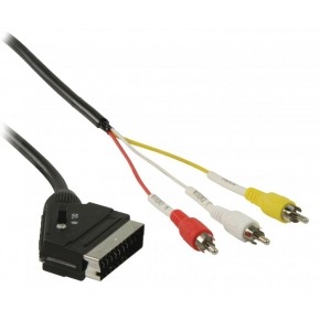 Cable Euroconector a 5 x RCA 5 m.