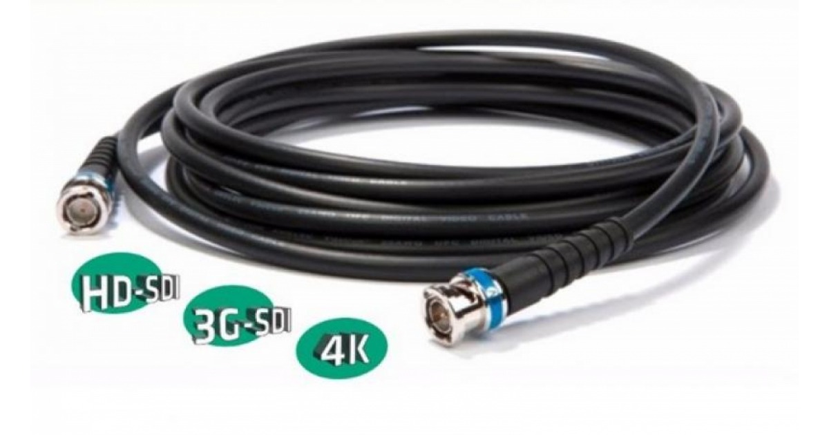 Cable 3G SDI y 4KUHD de 25.0 metros
