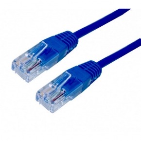 Cable de conexión UTP CAT5e azul 3.00 m.