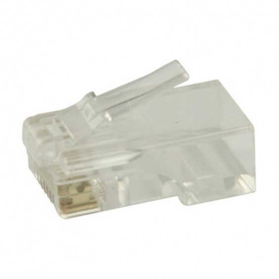 10 Conectores Rj45 Para Cables Utp Cat6