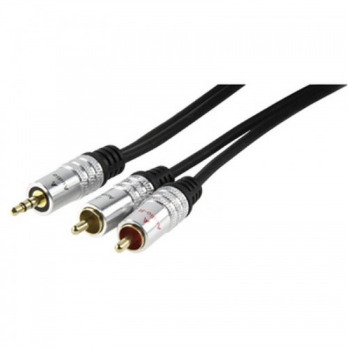 Cable audio MiniJack 3.5-M/2xRCA-M 1.5m