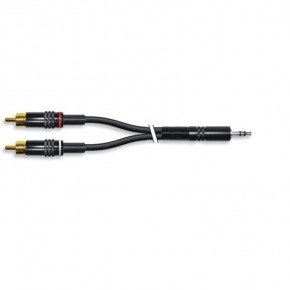 Cable audio Minijack-M/2xRCA-M 3m