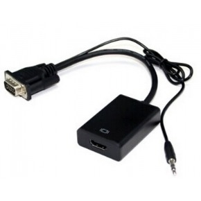 Cable conversor de VGA a HDMI con audio