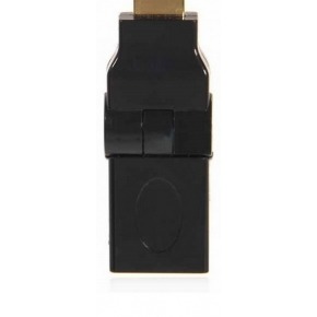 Adaptador mini HDMI macho - HDMI hembra giratorio + rotatorio