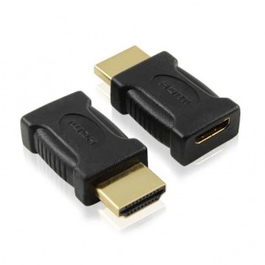 Adaptador HDMI macho a mini HDMI hembra.