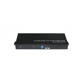 Emisor extender Splitter HDMI de 1 entrada a 8 salidas 50 Metros