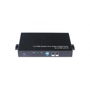 Emisor extender Splitter HDMI de 1 entrada a 4 salidas 50 Metros