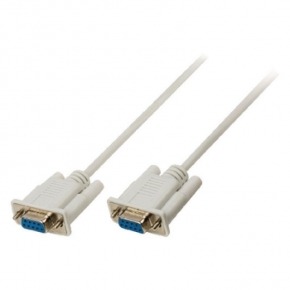 Cable serie 9 pines H/H DB9 de 3 metros