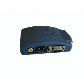 Conversor de Video Compuesto, E/RCA a VGA. Soporta displays con R/A 16x9, 16x10 y 4x3