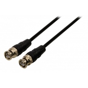 Cable RG59 BNC M/M negro de 2m