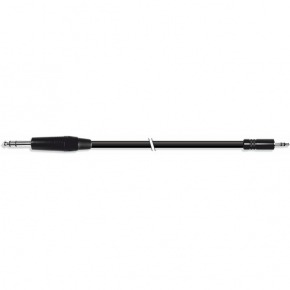 cable audio instrumento estéreo TRS jack 6.3mm de macho a MiniJack de 3.5mm de 3m