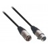 Cable De Altavoz Xlr 3-Pin Macho - Xlr 3-Pin Hembra 12.0 M Negro