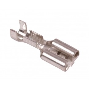 Conector Fast On 6.3 mm Hembra PVC Plata