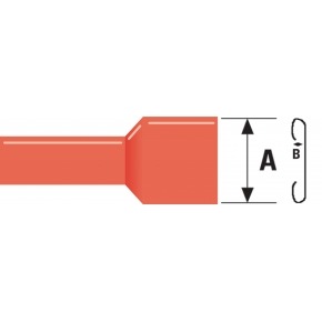 Conector Fast On 6.3 mm Hembra PVC Rojo