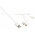 Cable De Carga Y Sincronización Sweex 3 En 1 Usb 2.0 A Macho - Micro B Macho + Adaptador Lightning