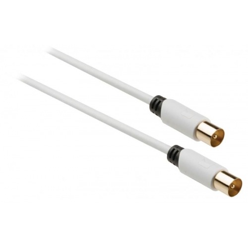 Cable coaxial de coaxial macho de 90 dB a macho de 2,00 m en blanco