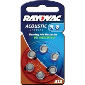 Pilas especiales para audífono Rayovac