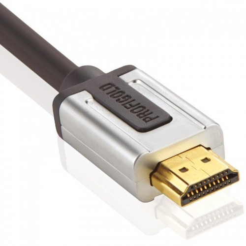 Cable HDMI de alta velocidad con Ethernet, conector HDMI - conector HDMI,1,00 m, negro