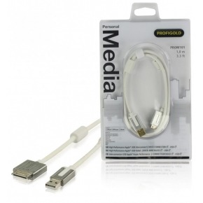 Interconector USB Apple® de Alto Rendimiento de 1.00 m