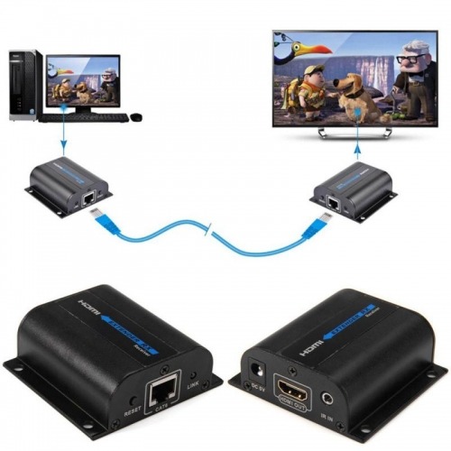 Extender Hmdi Por Utp Cat 6 De Hasta 60 M De Iberiapc En Extensor Hdmi