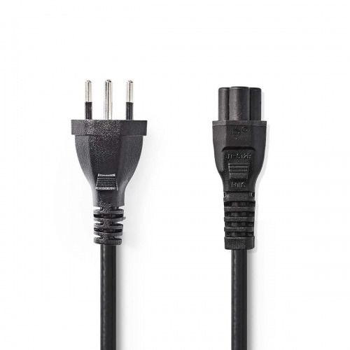 Cable de alimentación Conector Tipo J (Suiza) - IEC-320-C5 2,0 m Negro…