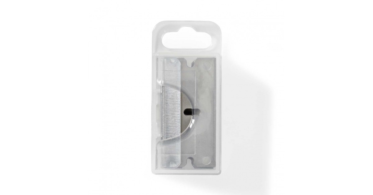 NEDIS CESC110BU Rasqueta de Limpieza 4 Cuchillas de Repuesto para Placas Vitrocer/ámicas//de Inducci/ón
