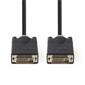Cable DVI | DVI-D Macho de 24+1 Pines - DVI-D Macho de 24+1 Pines | 2,0 m | Antracita