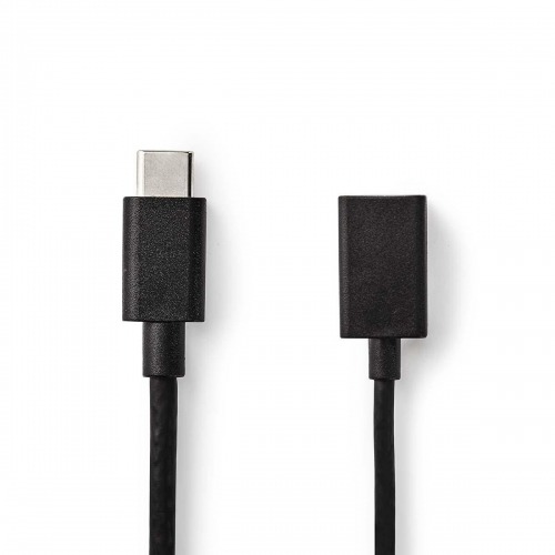 Cable Usb 3 0 Tipo C Macho A Hembra 0 15 M Negro De Nedis En Usb 3 1