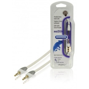 Cable de audio estéreo portátil de 1.00 m