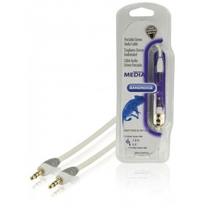 Cable de audio estéreo portátil de 2.00 m