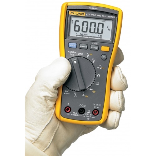 Multimeter digital FLUKE 117 TRMS AC 6000 Dígitos 600 VAC 600 VDC 10…