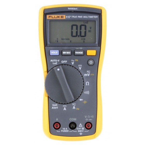 Multimeter digital FLUKE 117 TRMS AC 6000 Dígitos 600 VAC 600 VDC 10…