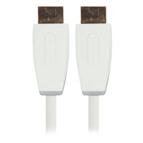 Cable HDMI de alta velocidad con Ethernet de 1.00 m en color blanco