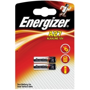 Alkaline battery A27 12V 2-blister