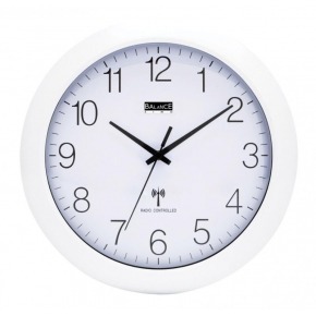 Radio controlled wallclock 30 cm