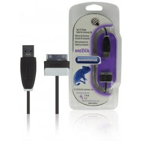 Cable de carga y sincronización para Samsung TAB de 1.00 m