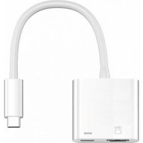 adaptador USB 3.1 (tipo C) a HDMI mas alimentación